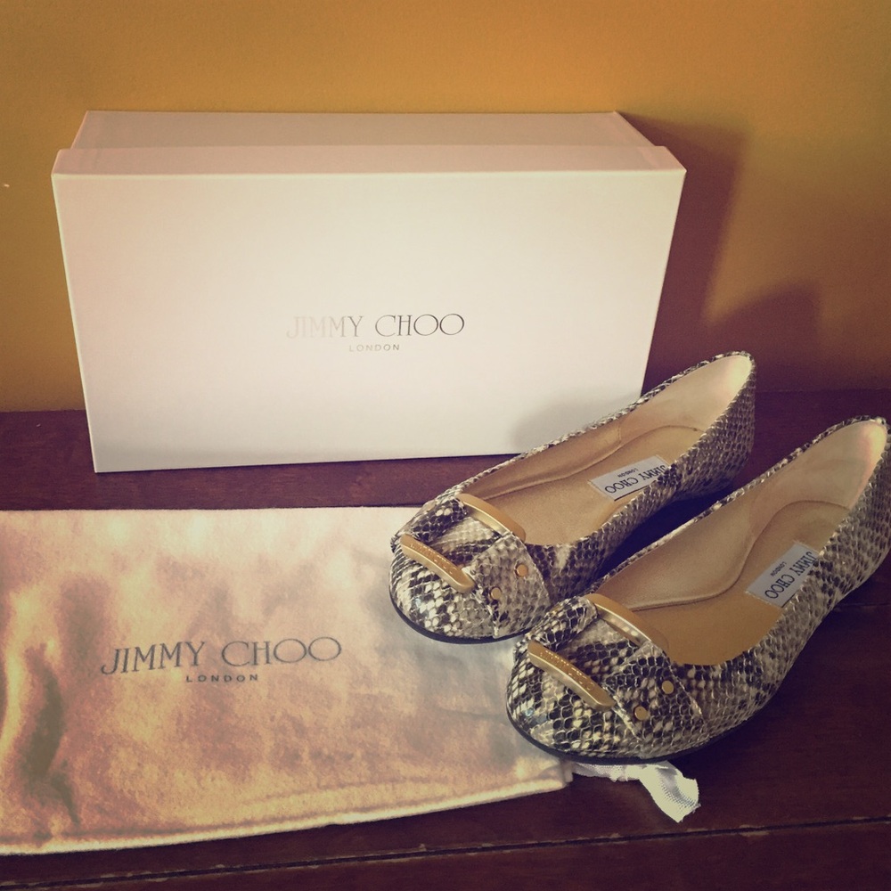 Jimmy Choo Flats - Snake